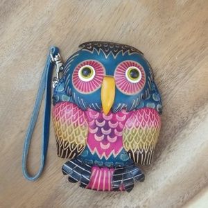 Cute Owl Wristlet